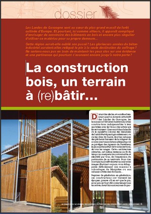 La construction bois, un terrain à (re)bâtir - Vignette